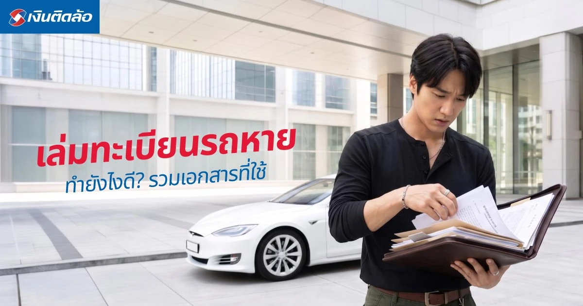 เล่มทะเบียนรถหายทำยังไงดี? รวมเอกสารที่ใช้ พร้อมขั้นตอนขอเล่มใหม่