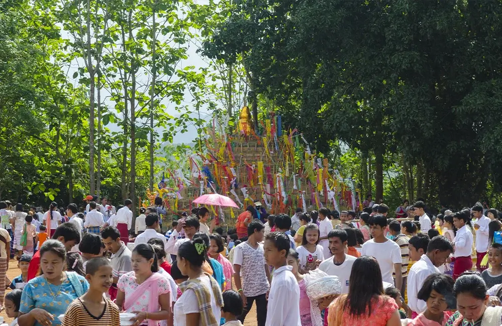 ประเพณีวันสงกรานต์มอญ จังหวัดกาญจนบุรี