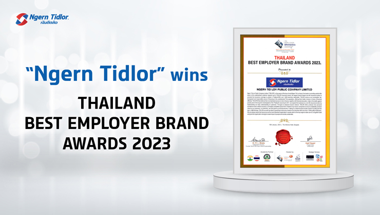 Ngern Tidlor wins Thailand Best Employer Brand Award 2023