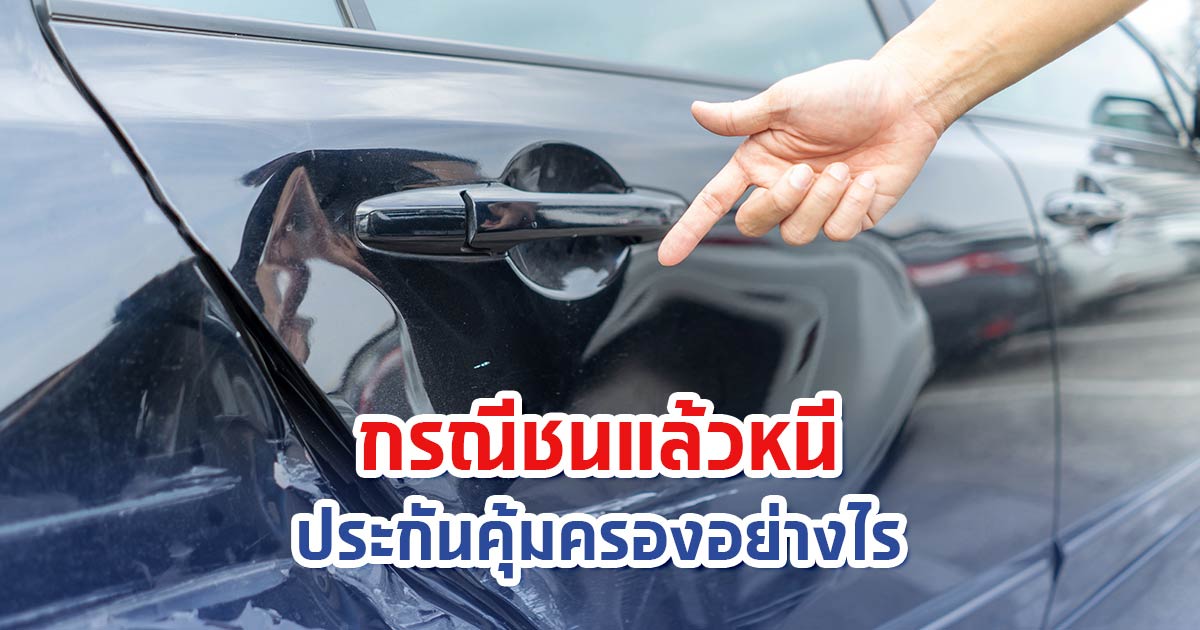 กรณีชนแล้วหนี ประกันคุ้มครองอย่างไร