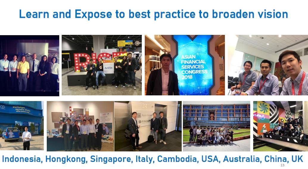 Learn and Expose to best practice to broaden vision