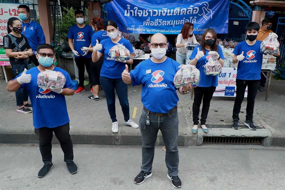 เงินติดล้อ ส่งน้ำใจช่วยชุมชนผ่านพ้นวิกฤตโควิด-19 ณ ชุมชนสุคนธสวัสดิ์ 