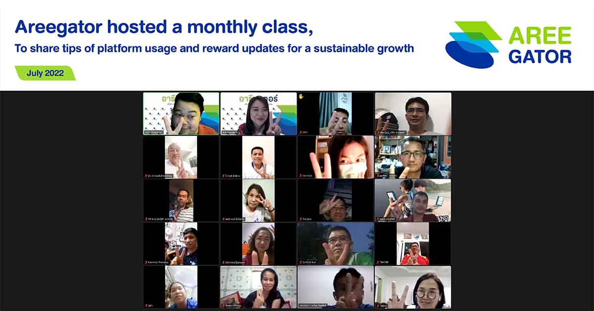 Areegator hosted a monthly class, to equip agents online insurance selling skills for a sustainable growth